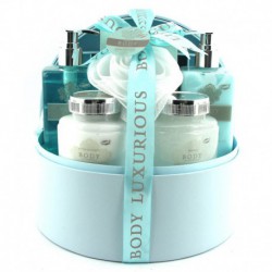 Coffret de bain boîte à bijoux parfum verveine - 6pcs