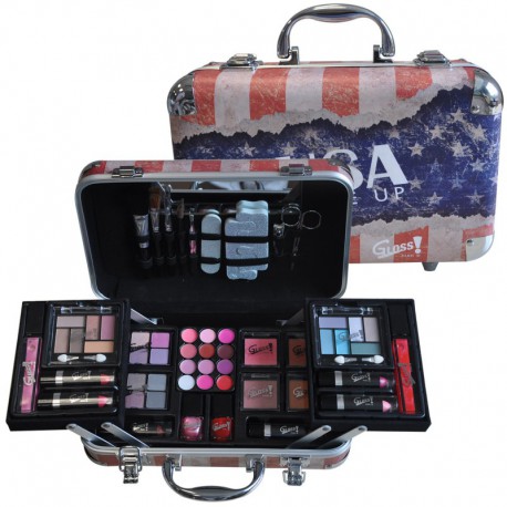 Mallette de Maquillage - USA Make-Up - 62 Pcs