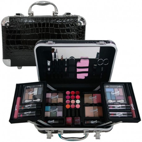 Mallette de Maquillage - Fashion Model Croco Leather - 62 Pcs