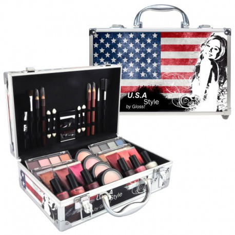 Mallette de Maquillage - U.S.A - 65 Pcs