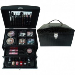 Mallette de Maquillage - Stylish Essentials Croco - 55 Pcs