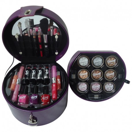 Mallette de Maquillage - Glam's Purple - 33 Pcs