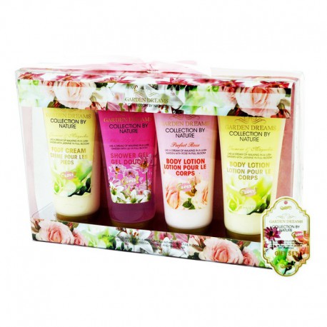 Coffret de Bain - Garden Dreams - Rose, Lys & Freesia, Jasmin & Magnolia