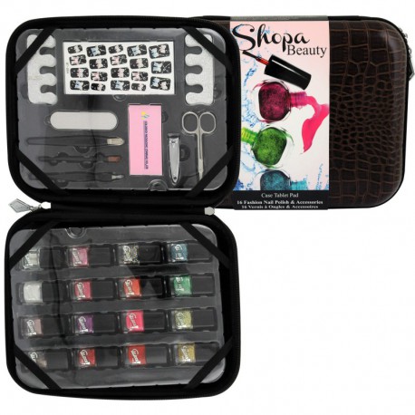 Set de Maquillage - Shopa Beauty Croco Brown - 26 Pcs