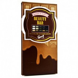 Gloss! Palette de Maquillage Tablette de Chocolat Caramel - 17pcs