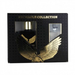 Coffret Cadeau Homme Eau de Toilette 100ml et 15ml Big Eagle Collection  - Real Time