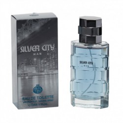 Eau deToilette 100ml Homme Silver City Man  - Real Time