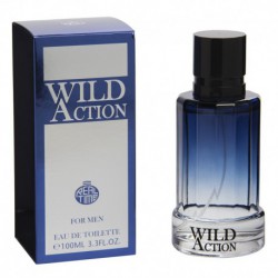 Eau deToilette 100ml Homme Wild Action  - Real Time