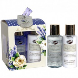 Set de Bain - Les Belles Fleurs - Lavande - 3 Pcs