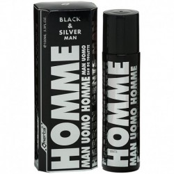 Eau de Toilette homme 100ml Black & Silver Man
