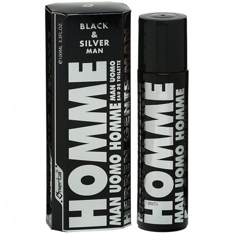 Eau de Toilette homme 100ml Black & Silver Man