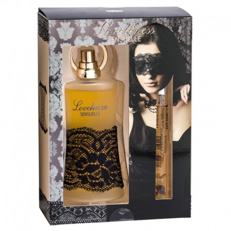 Coffret Cadeau Femme Eau de Parfum 100ml et 10ml Loveliness Sensuelle  - Real Time