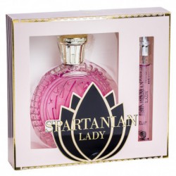 Coffret Cadeau Femme Eau de Parfum 100ml et 10ml Spartanian Lady  - Real Time