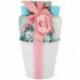 Pot de Bain - Vintage Blue - Rose & Vanille - 4 Pcs