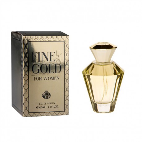 Eau de Parfum 100ml Femme Fine Gold For Women  - Real Time
