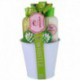 Pot de Bain - Vintage Green - Rose & Vanille - 4 Pcs