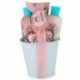 Pot de Bain - Vintage Pink - Rose & Vanille - 4 Pcs