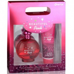 Coffret cadeau - Eau de Parfum Femme 100ml et gel douche Beautiful Pink
