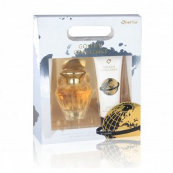 Coffret cadeau - Eau de Parfum Femme 100ml et gel douche Golden Challenge W