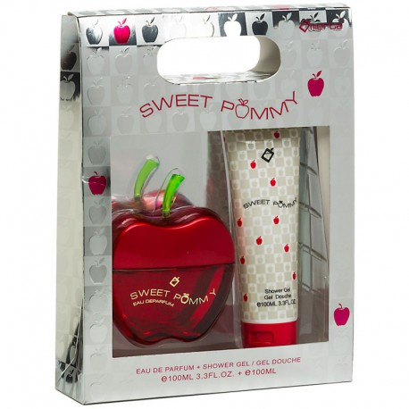 Coffret cadeau - Eau de Parfum Femme 100ml et gel douche Sweet Pommy