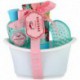 Baignoire de Bain - Vintage - Rose & Vanille - 3 Pcs