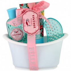Baignoire de Bain - Vintage - Rose & Vanille - 3 Pcs