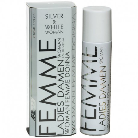Eau de Parfum Femme 100ml Silver & White Woman